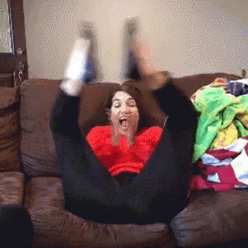 Weird Excited Clapping GIF