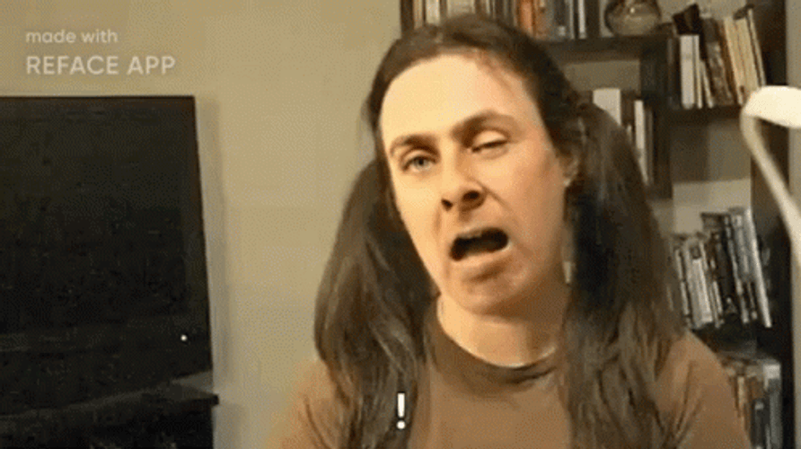 Weird Face Lindsay Ellis Lotion On Face GIF