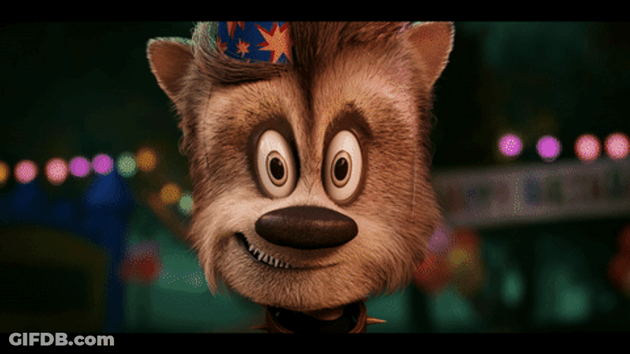 Weird Facial Reactions From Birthday Guests GIF
