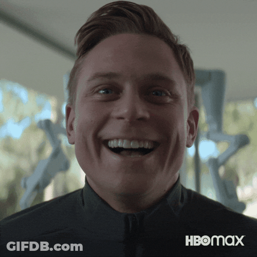 Weird Guy Crazy Laugh HBO Max GIF