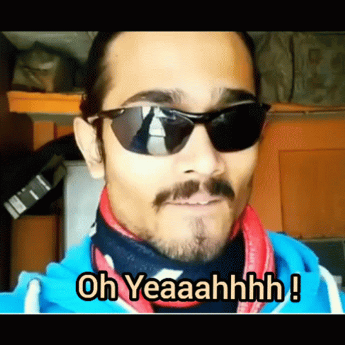 Weird Guy Oh Yeah Face GIF