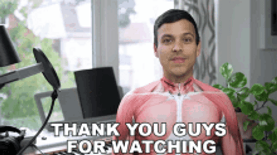 Weird Halloween Guy Thank You For Watching GIF