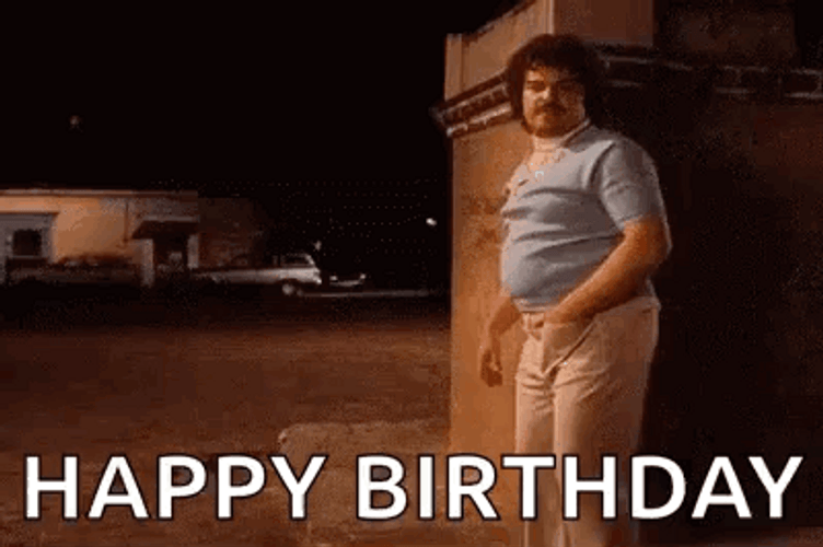 Weird Happy Birthday Stretch Round House GIF