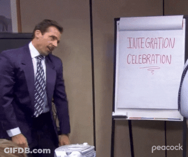 Weird Integration Office Celebration GIF