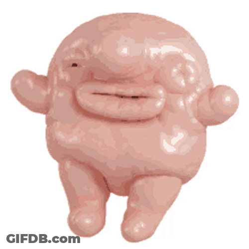 Weird Jelly Gummies Blobfish Breathing GIF