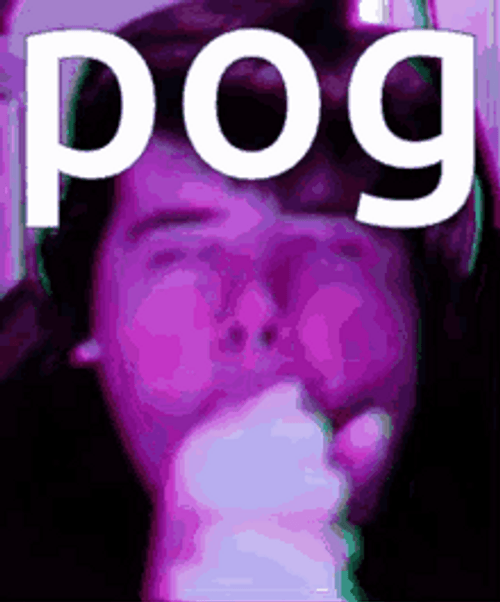 Weird Pog Reaction GIF