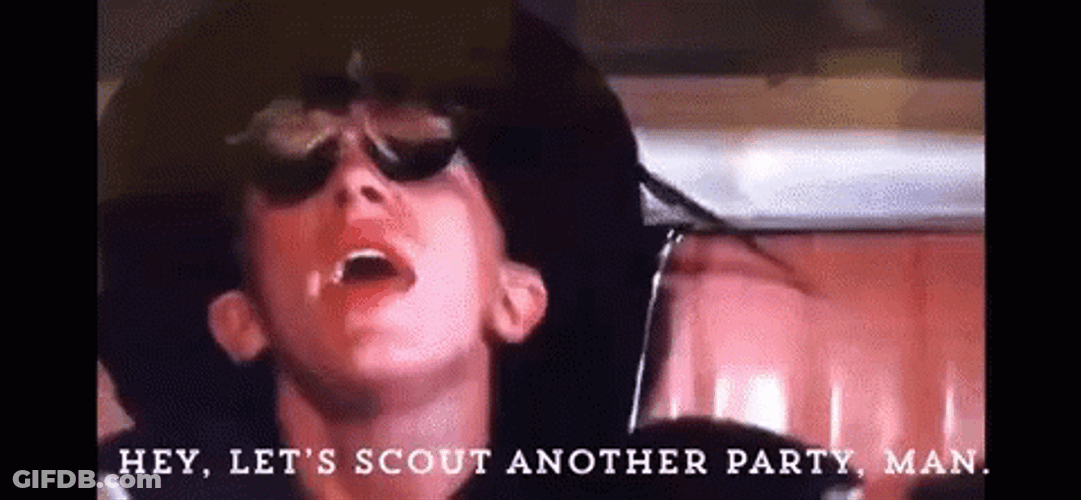 Weird Science Let's Scout Another Party GIF