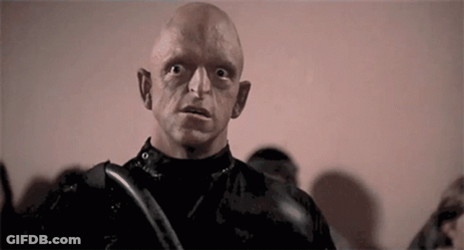 Weird Science Michael Berryman Character GIF