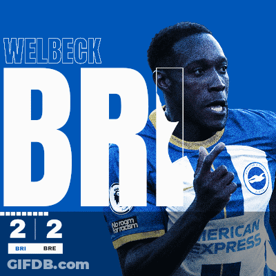 Welbeck Soccer Player Wearing American Express Jersey GIF