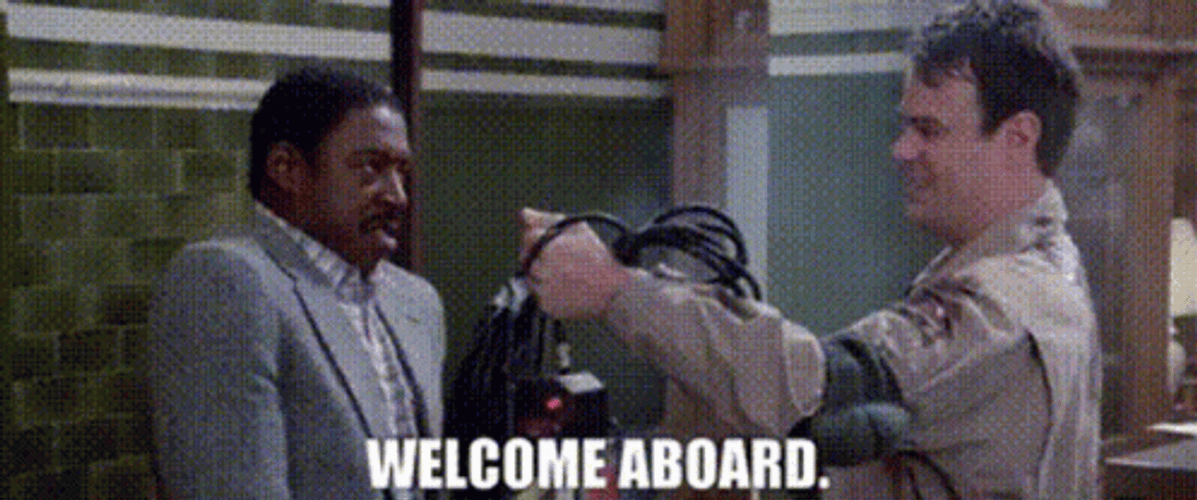 Welcome Aboard Ghostbuster New Member GIF
