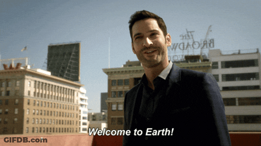 Welcome August Lucifer Welcome To Earth GIF