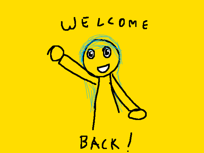 Welcome Back Art GIF