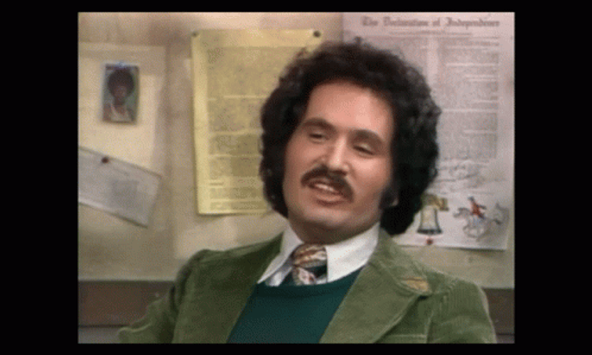 Welcome Back Kotter Professor Talking GIF