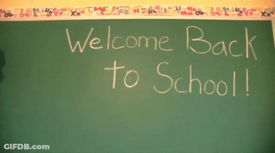 Welcome Back To School GIF