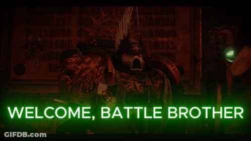 Welcome Battle Brother Poster GIF