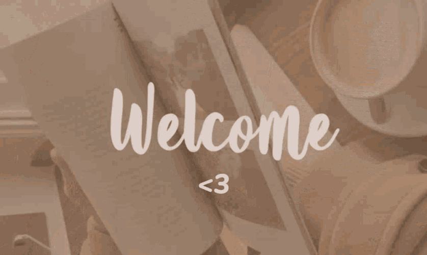 Welcome Beige GIF
