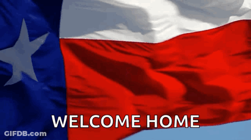 Welcome Home Flag GIF