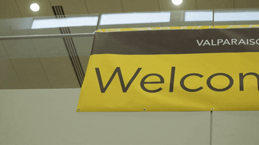 Welcome Home University Banner GIF