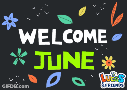 Welcome June Poster GIF