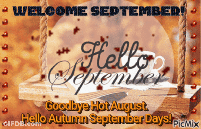 Welcome September With Love GIF