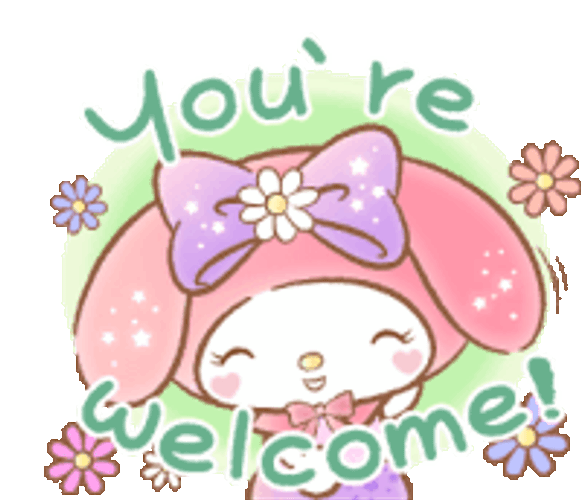 Welcome Sticker GIF