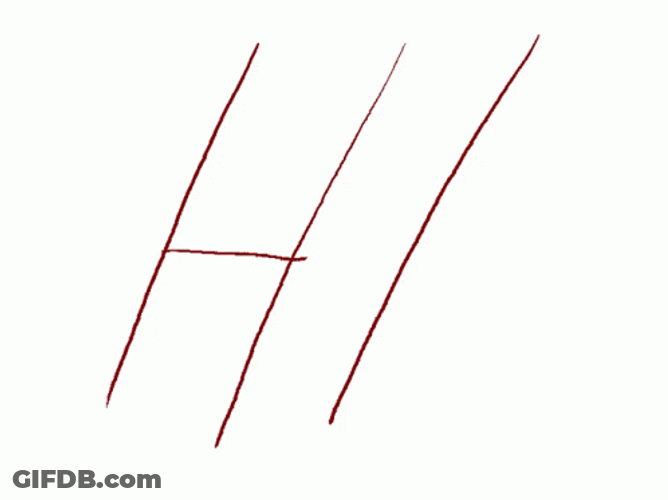Welcome Stress Text Animation GIF