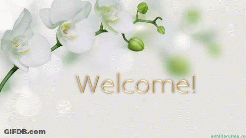 Welcome Text GIF