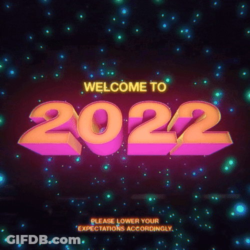 Welcome To 2022 Colorful GIF