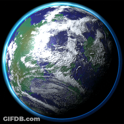 Welcome To Earth A Spinning Circle GIF