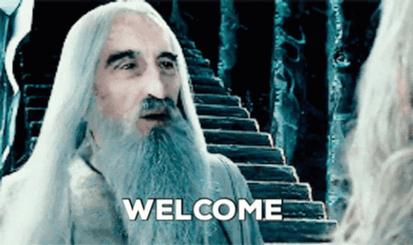 Welcome To Earth Saruman GIF