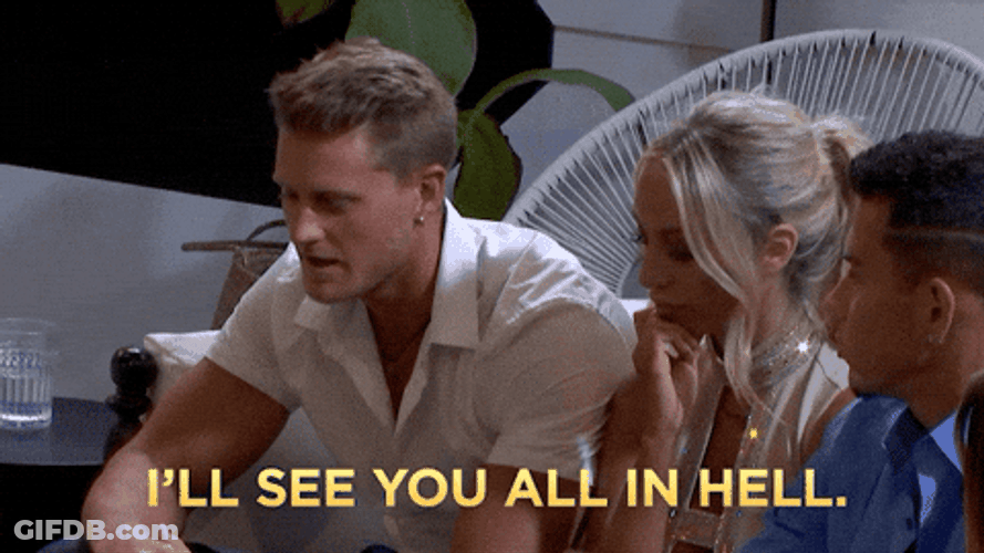 Welcome To Hell Angry Guy Reality Show GIF