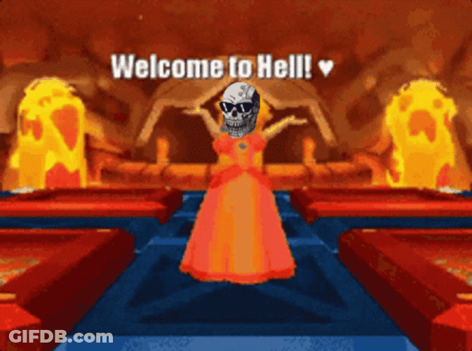 Welcome To Hell Cartoon Face Swap GIF