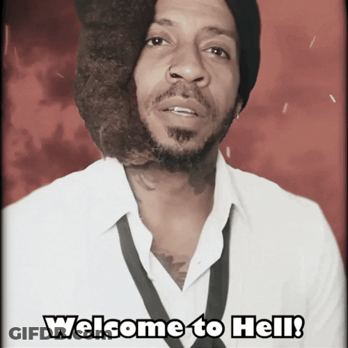 Welcome To Hell Image Transformation GIF