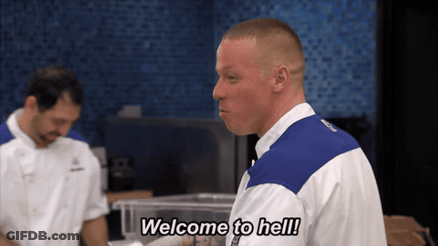 Welcome To Hell Reality Show Hell's Kitchen GIF