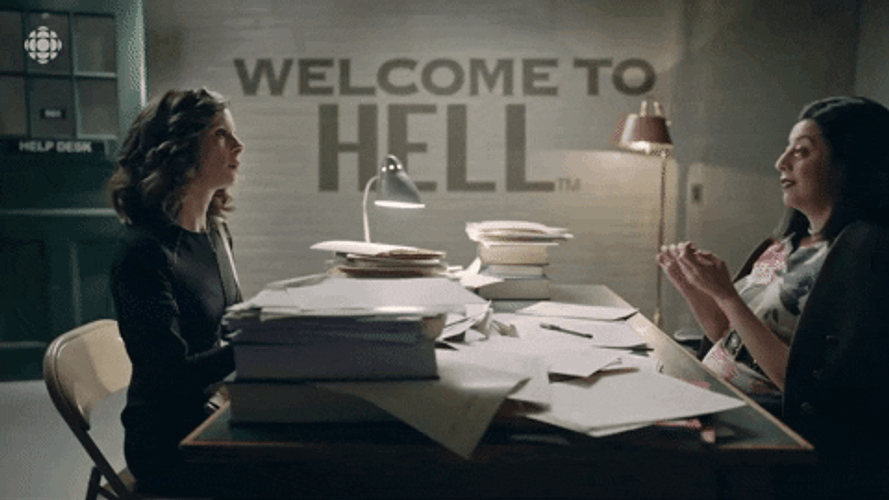 Welcome To Hell Saucy Ladies Face Off GIF