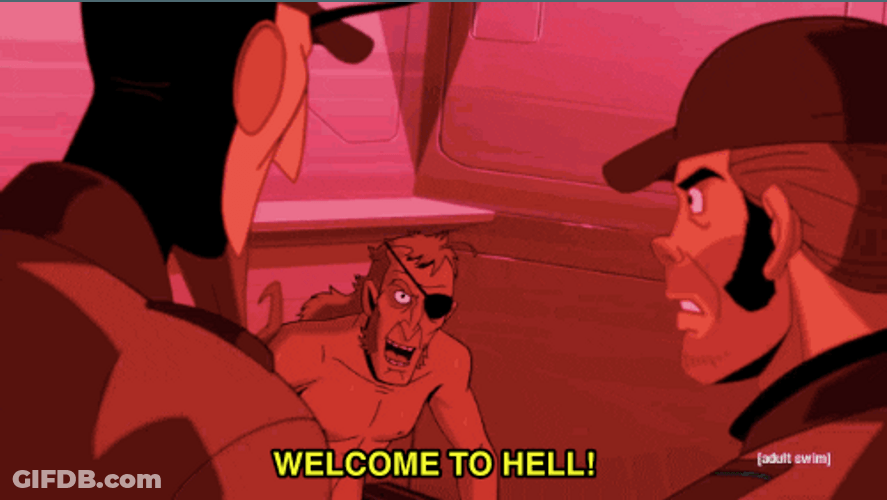 Welcome To Hell Venture Bros Animated Series GIF