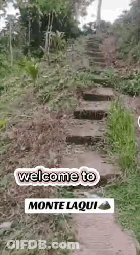 Welcome To Monte Laqui Sign GIF