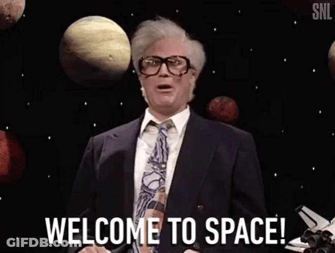 Welcome To Outer Space Harry Caray GIF