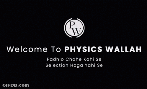 Welcome To Physics Wallah Logo GIF