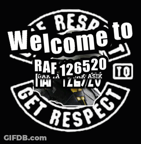 Welcome To RAF Logo GIF