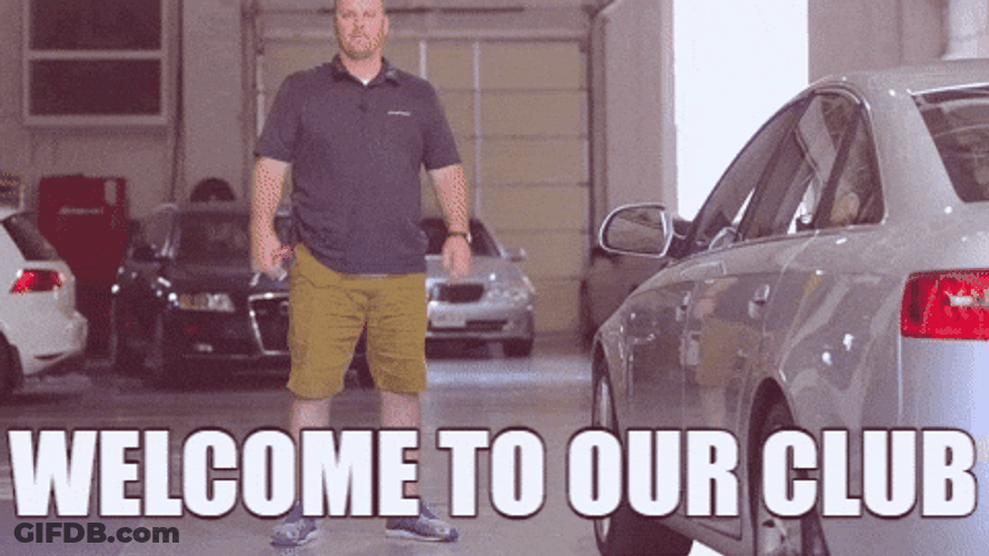 Welcome To The Club Ford Escort GIF