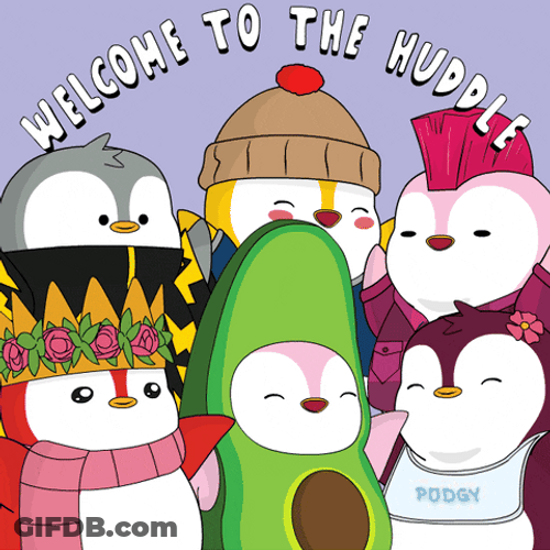 Welcome To The Club Huddle GIF