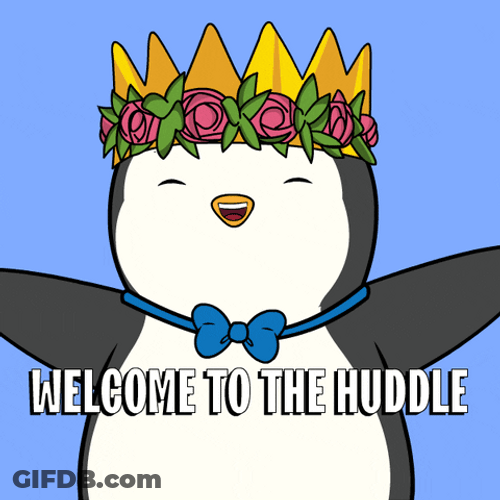 Welcome To The Club Queen Penguin GIF