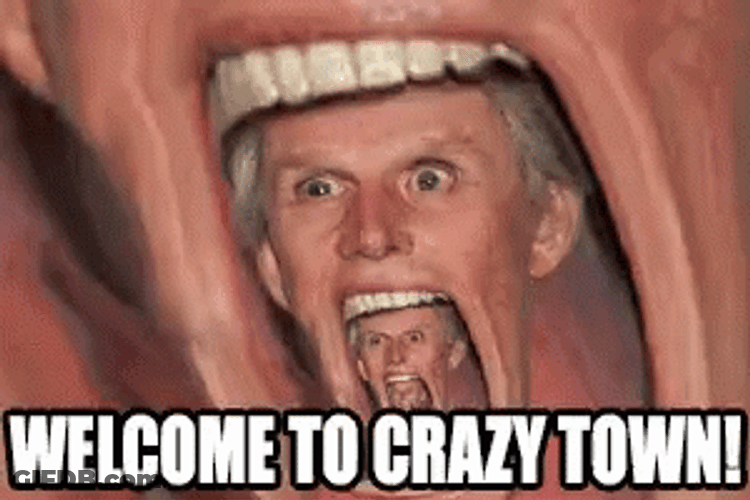 Welcome To The Crazy Train Town GIF