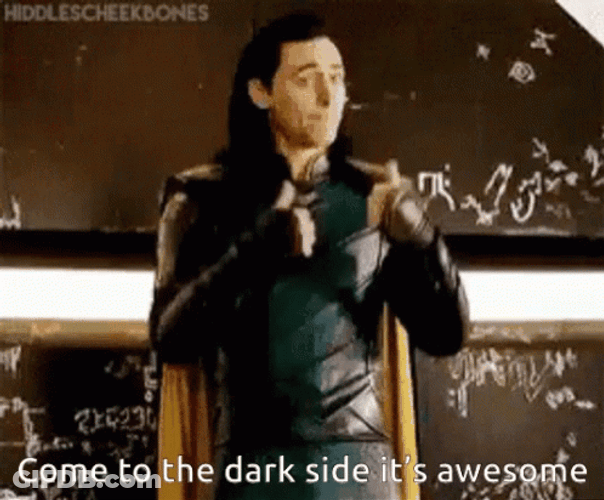 Welcome To The Dark Side It's Awesome GIF