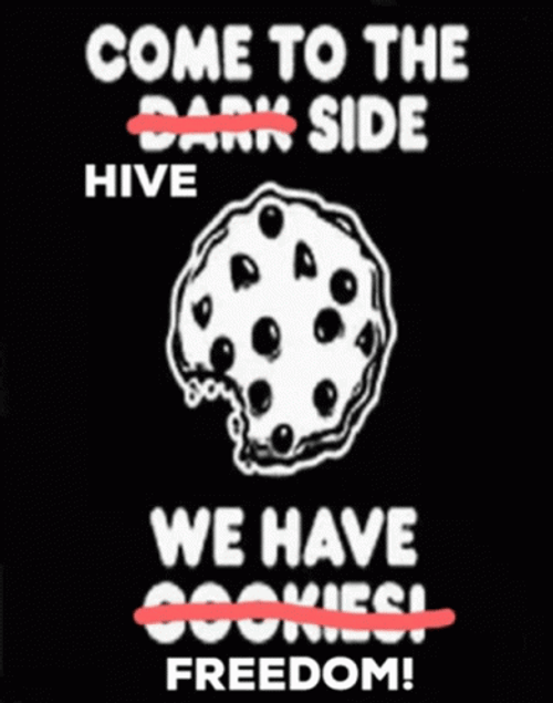 Welcome To The Dark Side We Have Cookies GIF