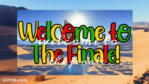 Welcome To The Finals Sign In Desert GIF