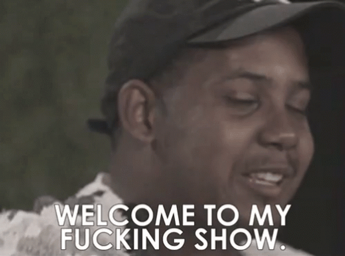 Welcome To The Show Man With Cap GIF