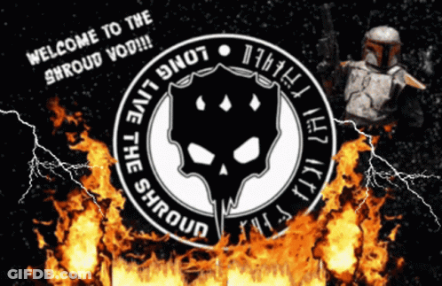 Welcome To The Shroudvod Logo GIF