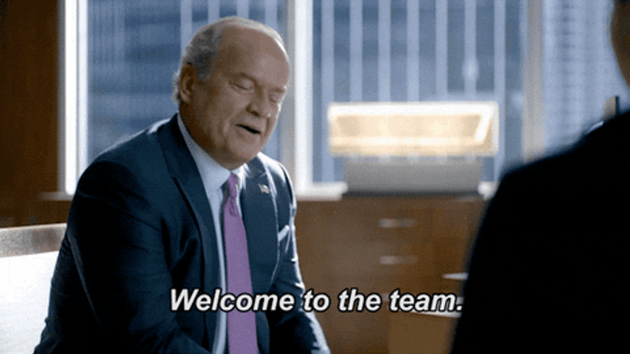 Welcome To The Team Kelsey Grammer GIF
